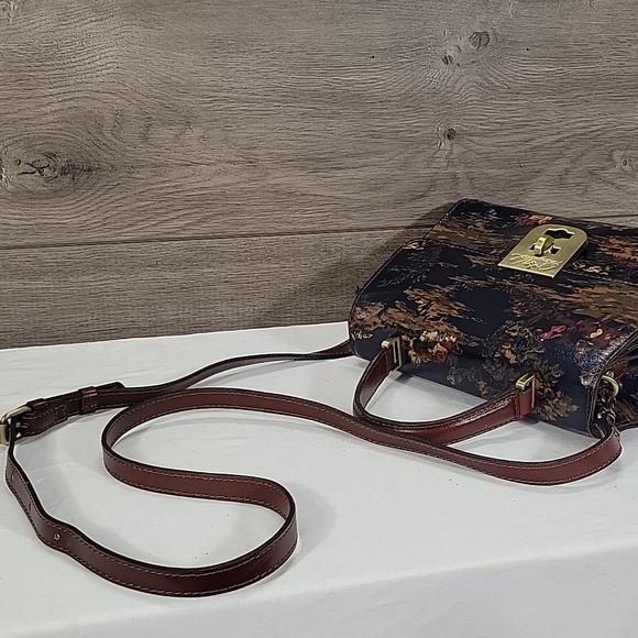 Patricia Nash Kent Countryside Crossbody Shoulder Bag Satchel Purse Tote - Picture 7 of 16
